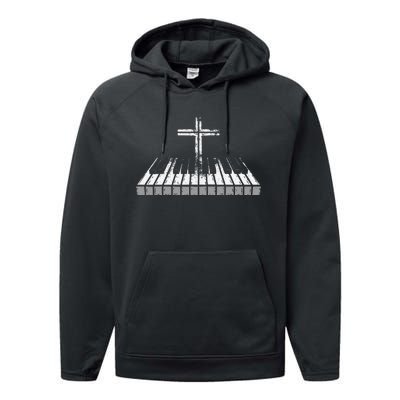 Christian Believer Musician Composer Music Piano Player Performance Fleece Hoodie