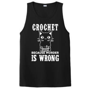 Crochet Because Murder Is Wrong PosiCharge Competitor Tank