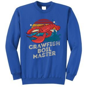 Crawfish Boil Master Funny Crawfish Season Retro Crawfish Gift Sweatshirt