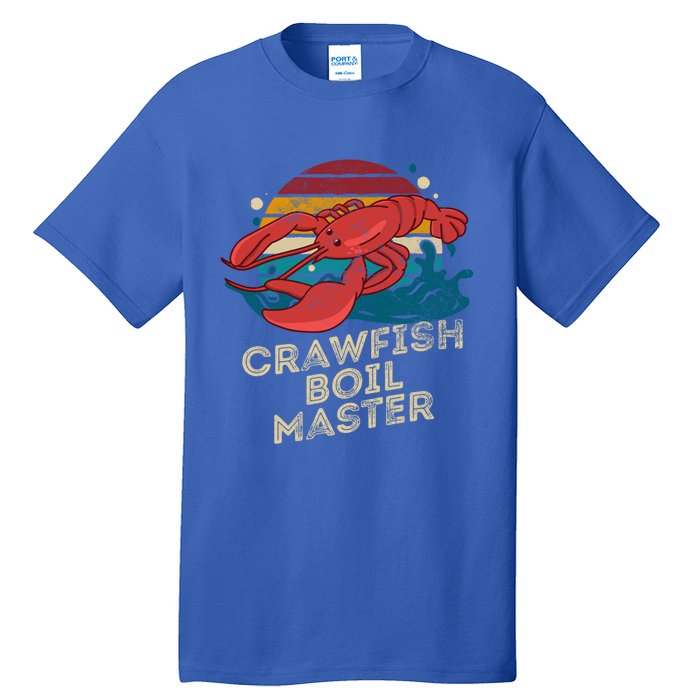 Crawfish Boil Master Funny Crawfish Season Retro Crawfish Gift Tall T-Shirt