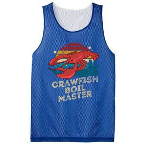 Crawfish Boil Master Funny Crawfish Season Retro Crawfish Gift Mesh Reversible Basketball Jersey Tank