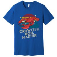 Crawfish Boil Master Funny Crawfish Season Retro Crawfish Gift Premium T-Shirt