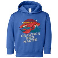 Crawfish Boil Master Funny Crawfish Season Retro Crawfish Gift Toddler Hoodie