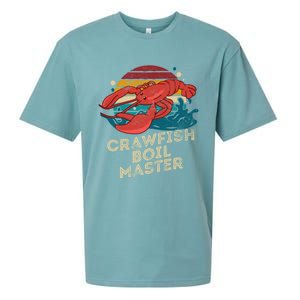 Crawfish Boil Master Funny Crawfish Season Retro Crawfish Gift Sueded Cloud Jersey T-Shirt