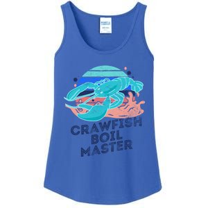 Crawfish Boil Master Funny Crawfish Season Retro Crawfish Funny Gift Ladies Essential Tank