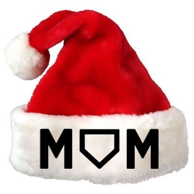 Cute Baseball Mom Favorite Player MotherS Day Gift Premium Christmas Santa Hat