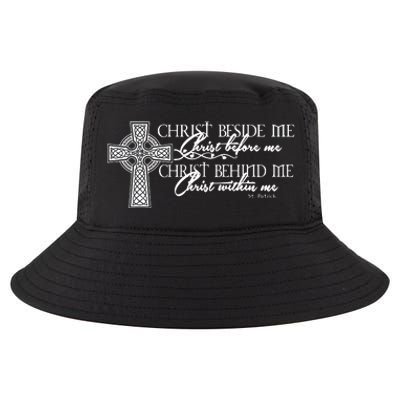 Christ Beside Me Christ Before Me Christ Behind Me Cool Comfort Performance Bucket Hat