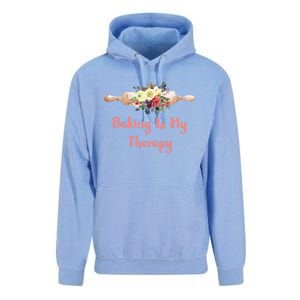 Country Baker Meaningful Gift Baking Is My Therapy Gift Unisex Surf Hoodie