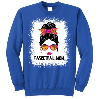 Cute Basketball Mom Messy Bun Ladies Basketball Cute Gift Sweatshirt