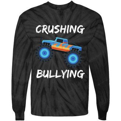 Crushing Bullying Monster Truck Anti Bully Tie-Dye Long Sleeve Shirt