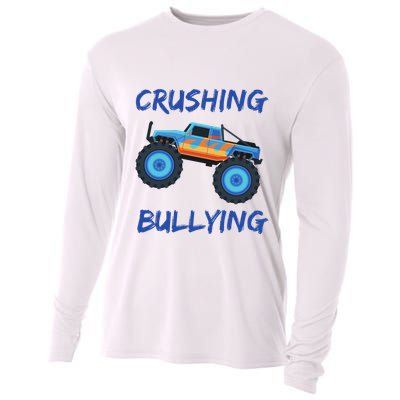 Crushing Bullying Monster Truck Anti Bully Cooling Performance Long Sleeve Crew
