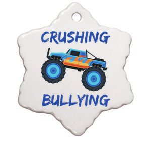 Crushing Bullying Monster Truck Anti Bully Ceramic Star Ornament