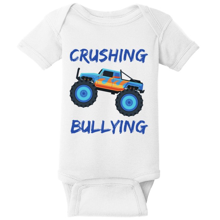 Crushing Bullying Monster Truck Anti Bully Baby Bodysuit