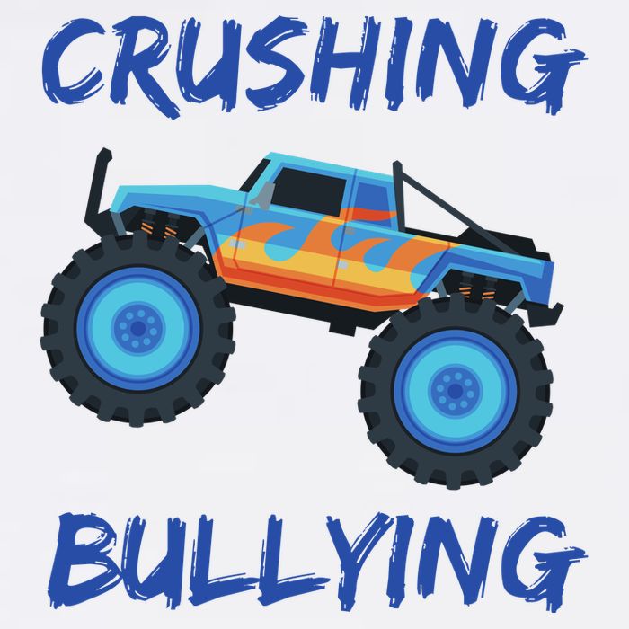 Crushing Bullying Monster Truck Anti Bully Baby Bodysuit