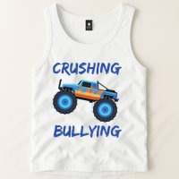 Crushing Bullying Monster Truck Anti Bully Tank Top