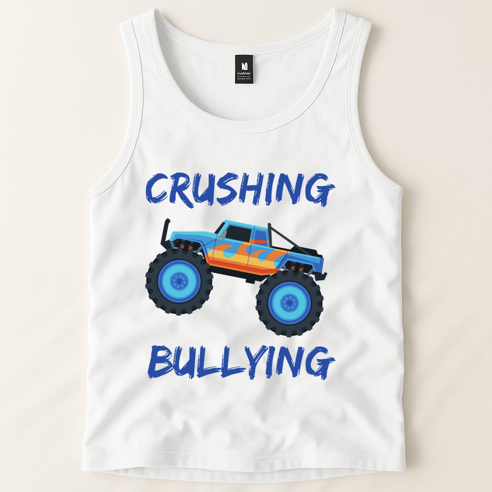 Crushing Bullying Monster Truck Anti Bully Tank Top