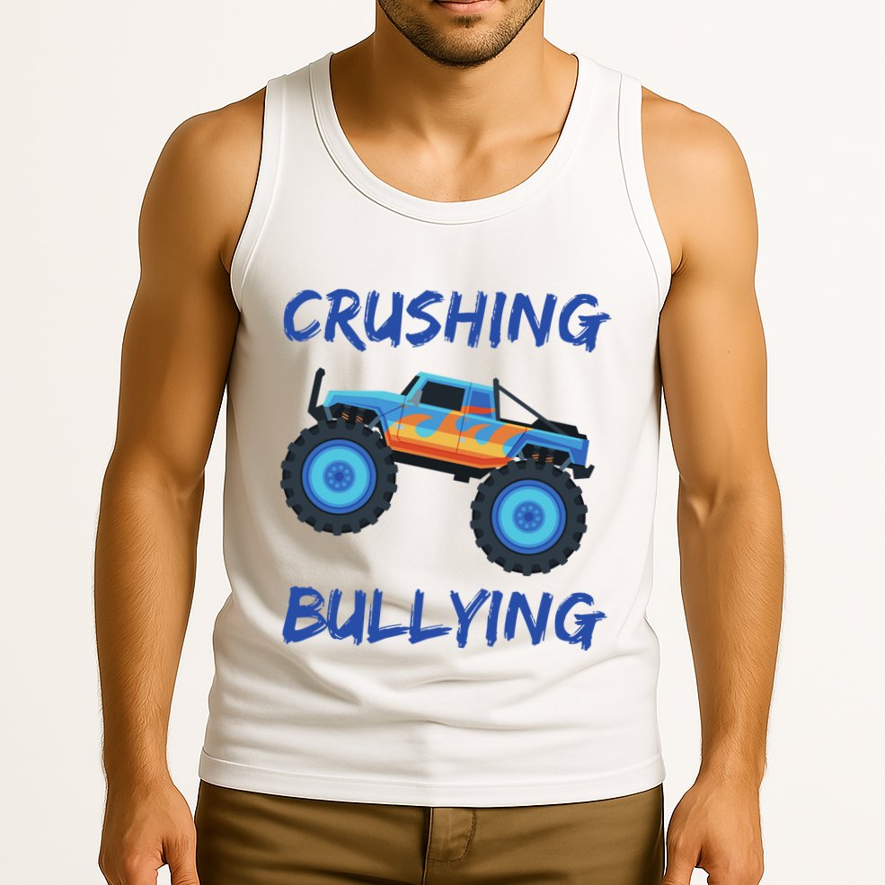 Crushing Bullying Monster Truck Anti Bully Tank Top