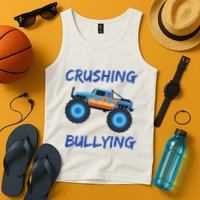 Crushing Bullying Monster Truck Anti Bully Tank Top