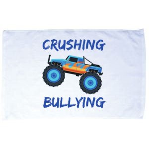 Crushing Bullying Monster Truck Anti Bully Microfiber Hand Towel