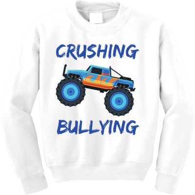 Crushing Bullying Monster Truck Anti Bully Kids Sweatshirt