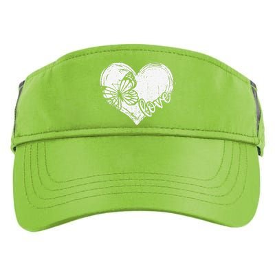 Cute Butterfly Monarchs Lovers Entomologist Women Love Adult Drive Performance Visor