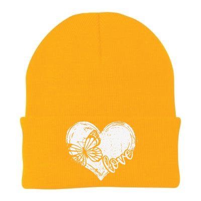 Cute Butterfly Monarchs Lovers Entomologist Women Love Knit Cap Winter Beanie