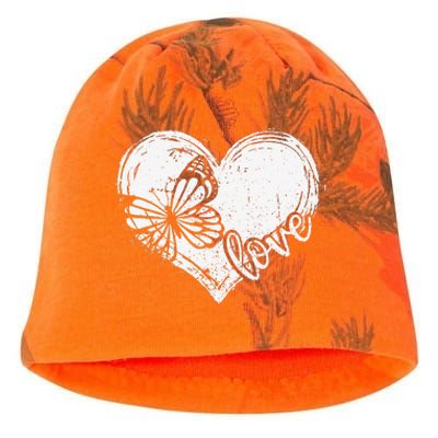 Cute Butterfly Monarchs Lovers Entomologist Women Love Kati - Camo Knit Beanie