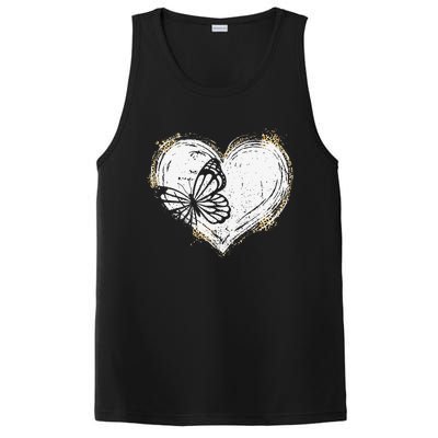 Cute Butterfly Monarchs Lovers Women Cutens Leopard PosiCharge Competitor Tank