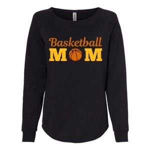 Cute Basketball Mom Novelty Sports Mother's Day Cool Gift Womens California Wash Sweatshirt