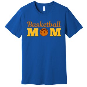 Cute Basketball Mom Novelty Sports Mother's Day Cool Gift Premium T-Shirt