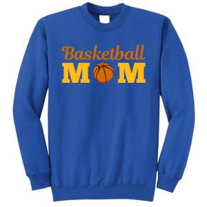 Cute Basketball Mom Novelty Sports Mother's Day Cool Gift Tall Sweatshirt