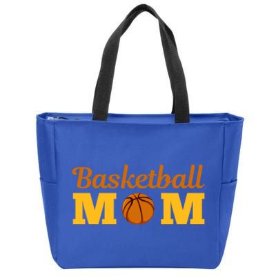 Cute Basketball Mom Novelty Sports Mother's Day Cool Gift Zip Tote Bag