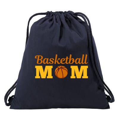 Cute Basketball Mom Novelty Sports Mother's Day Cool Gift Drawstring Bag