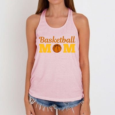 Cute Basketball Mom Novelty Sports Mother's Day Cool Gift Women's Knotted Racerback Tank