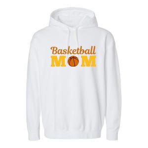 Cute Basketball Mom Novelty Sports Mother's Day Cool Gift Garment-Dyed Fleece Hoodie