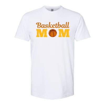 Cute Basketball Mom Novelty Sports Mother's Day Cool Gift Softstyle® CVC T-Shirt