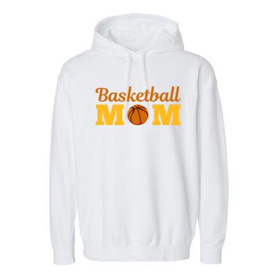 Cute Basketball Mom Novelty Sports Mother's Day Great Gift Garment-Dyed Fleece Hoodie