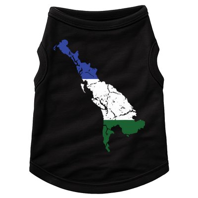 Cascadia Bioregion Map Flag Independence Distressed Doggie Tank