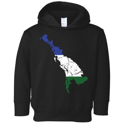 Cascadia Bioregion Map Flag Independence Distressed Toddler Hoodie