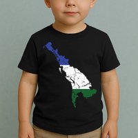 Cascadia Bioregion Map Flag Independence Distressed Toddler T-Shirt