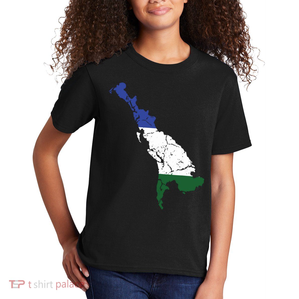 Cascadia Bioregion Map Flag Independence Distressed Kids T-Shirt