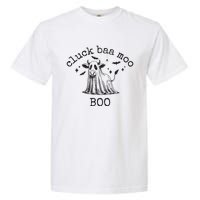 Cluck Baa Moo Boo Halloween Highland Cow Ghost Ghost Cow Garment-Dyed Heavyweight T-Shirt