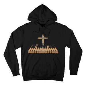 Christian Believer Musician Composer Music Piano Player Hoodie