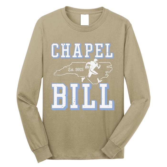 Chapel Bill Merch Vintage North Carolina Fan Merch Long Sleeve Shirt