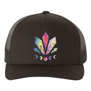 Celestial Body Moon Crystals Astrology Pastel Goth Yupoong Adult 5-Panel Trucker Hat