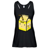 Cute Banana Milk Shake Kawaii Japanese Anime Fan Gift Yellow Ladies Essential Flowy Tank