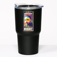 Color Block Martin Luther King The Time Is Always Right Tumbler