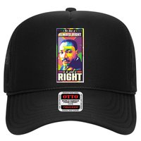 Color Block Martin Luther King The Time Is Always Right Hat