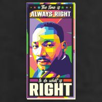 Color Block Martin Luther King The Time Is Always Right Hat