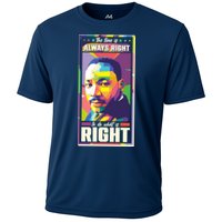 Color Block Martin Luther King The Time Is Always Right Performance Shirt